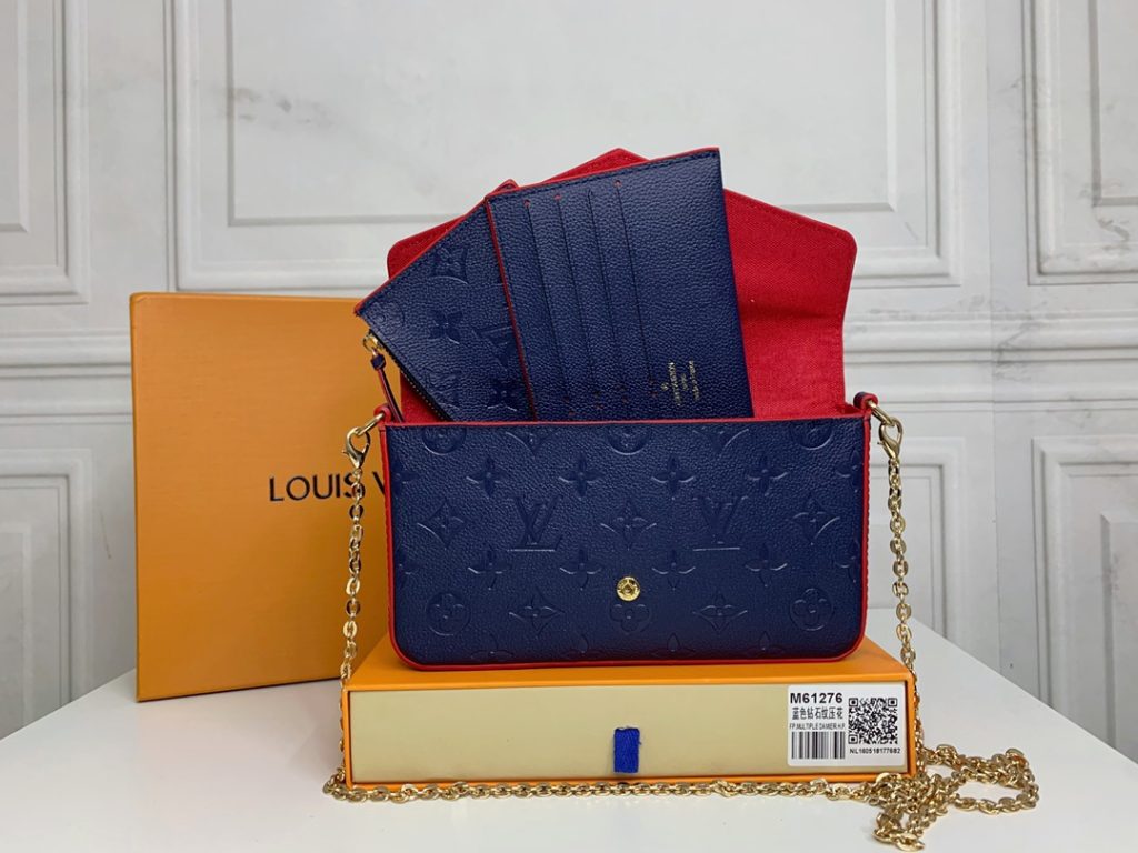 ルイヴィトン　LOUIS VUITTON　フェリシーポーチ　チェーンショルダーウォレット　ポシェット　ショルダーバッグ　長財布　クラッチバッグ　チェーンバッグ　無地　モノグラム - 画像 5