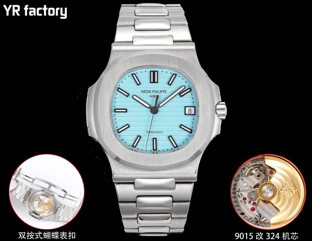 PATEK PHILIPPE パテックフィリップ 机械腕時計 耐衝撃 本革 40mm 全3色 - 画像 4