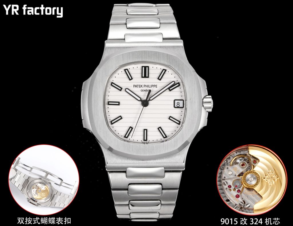 PATEK PHILIPPE パテックフィリップ 机械腕時計 耐衝撃 本革 40mm 全3色 - 画像 7