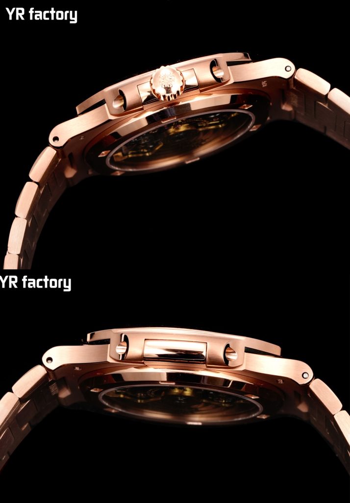 PATEK PHILIPPE パテックフィリップ 机械腕時計 本革 通勤 ローズゴールド - 画像 6
