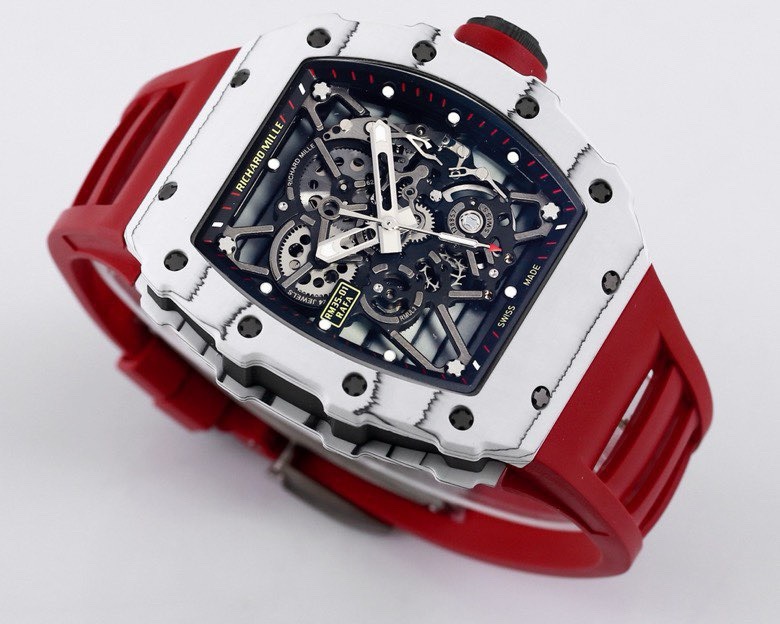 RICHARD MILLE リチャードミル 腕時計 メンズ メカニカル 軽量 カーボン レッド - 画像 3