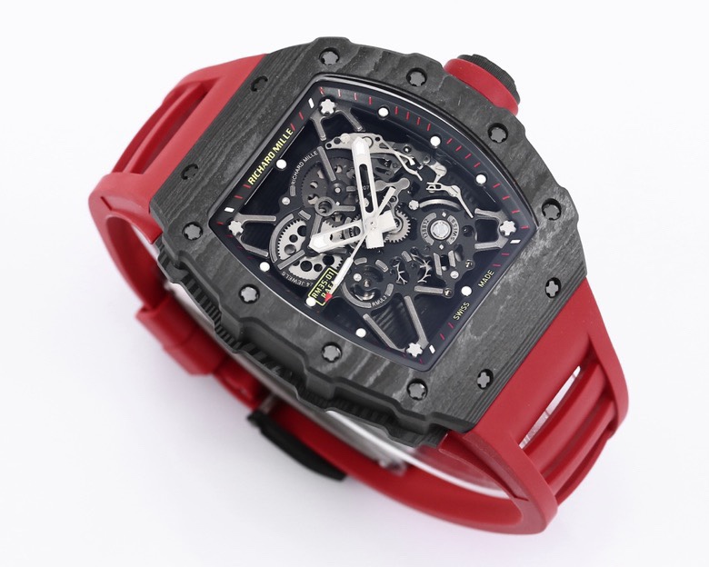 RICHARD MILLE リチャードミラー 腕時計 メンズ 自動巻き カーボン レッド - 画像 2