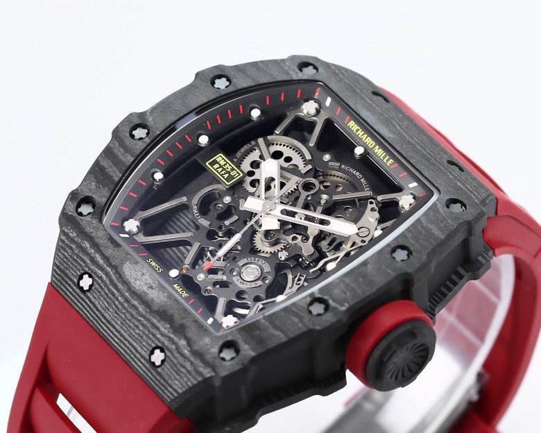RICHARD MILLE リチャードミラー 腕時計 メンズ 自動巻き カーボン レッド - 画像 3