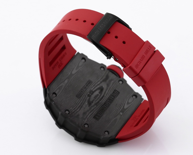 RICHARD MILLE リチャードミラー 腕時計 メンズ 自動巻き カーボン レッド - 画像 7