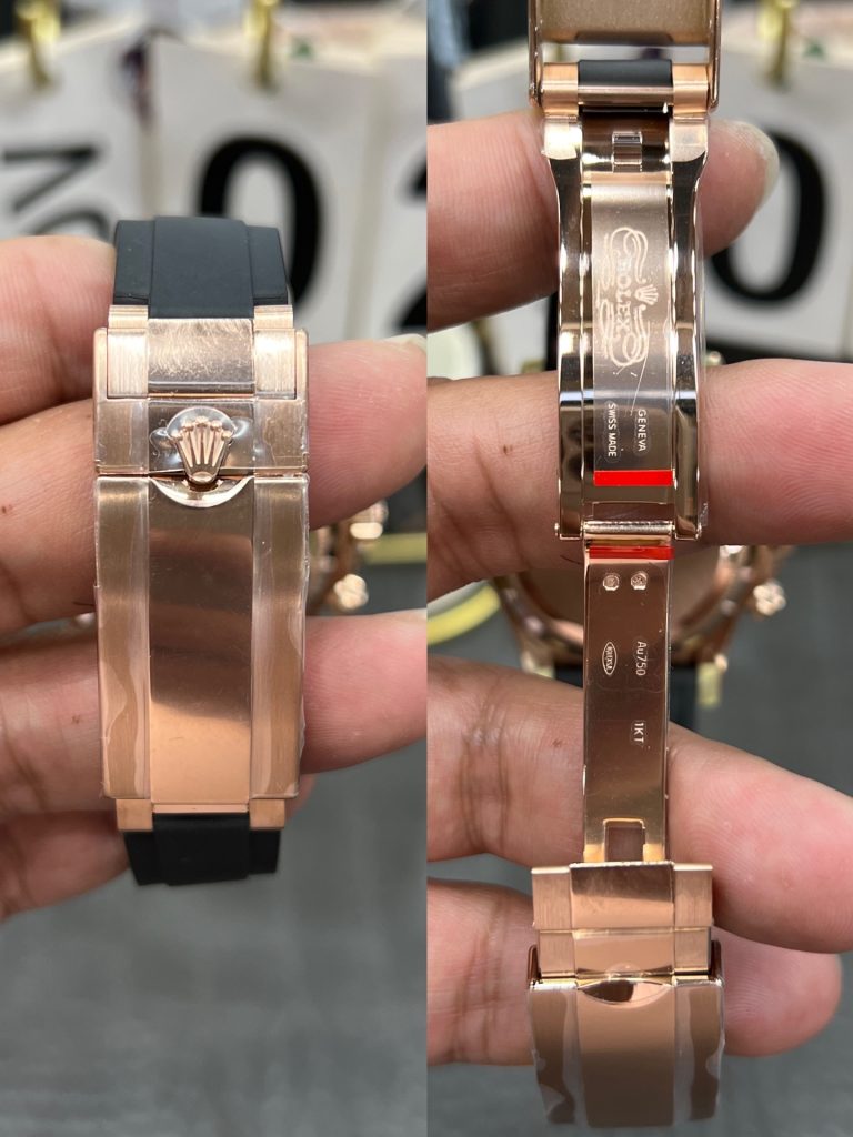 ROLEX ロレックス デイトナ 腕時計 メンズ 自動巻き 40mm ローズゴールド グレー ブラック - 画像 8