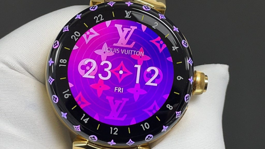 LOUIS VUITTON ルイヴィトン スマートウォッチ 360度無死角 30m防水 ヨロコビ 色展開 - 画像 3
