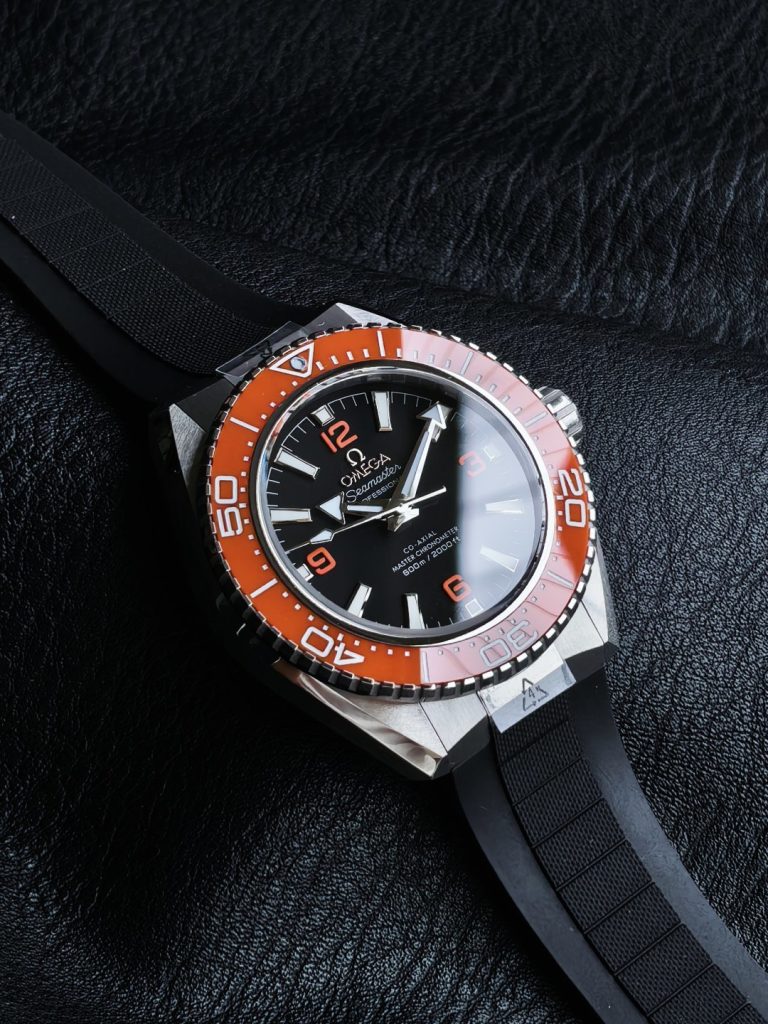 OMEGA オメガ シーマスター 腕時計 メンズ 自動巻き 機械式 42mm オレンジ ブラック - 画像 6