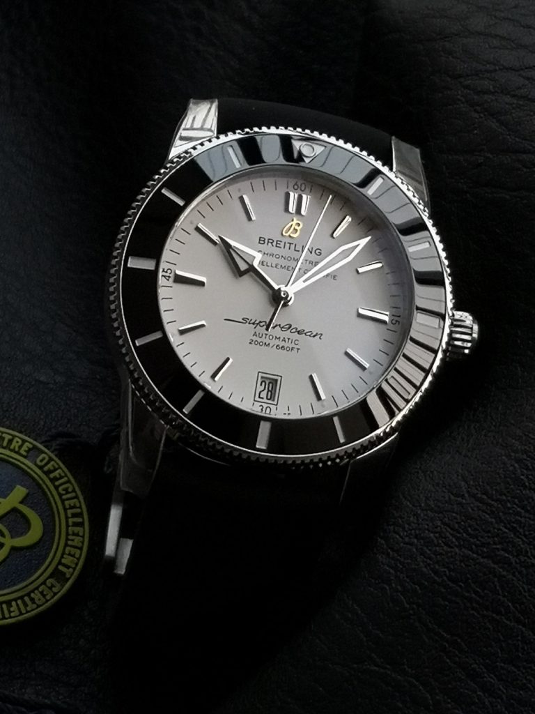 BREITLING ブライトリング スーパーオーシャン 腕時計 メンズ 自動巻き 機械式 200m防水 ブラック - 画像 3