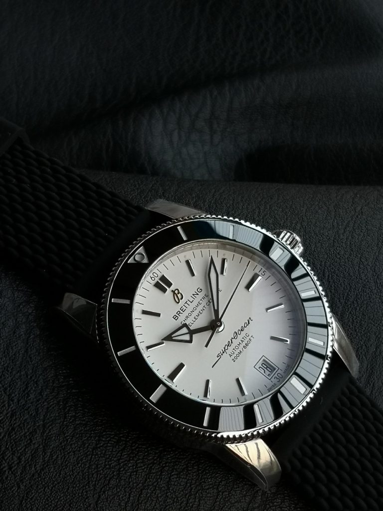 BREITLING ブライトリング スーパーオーシャン 腕時計 メンズ 自動巻き 機械式 200m防水 ブラック - 画像 6
