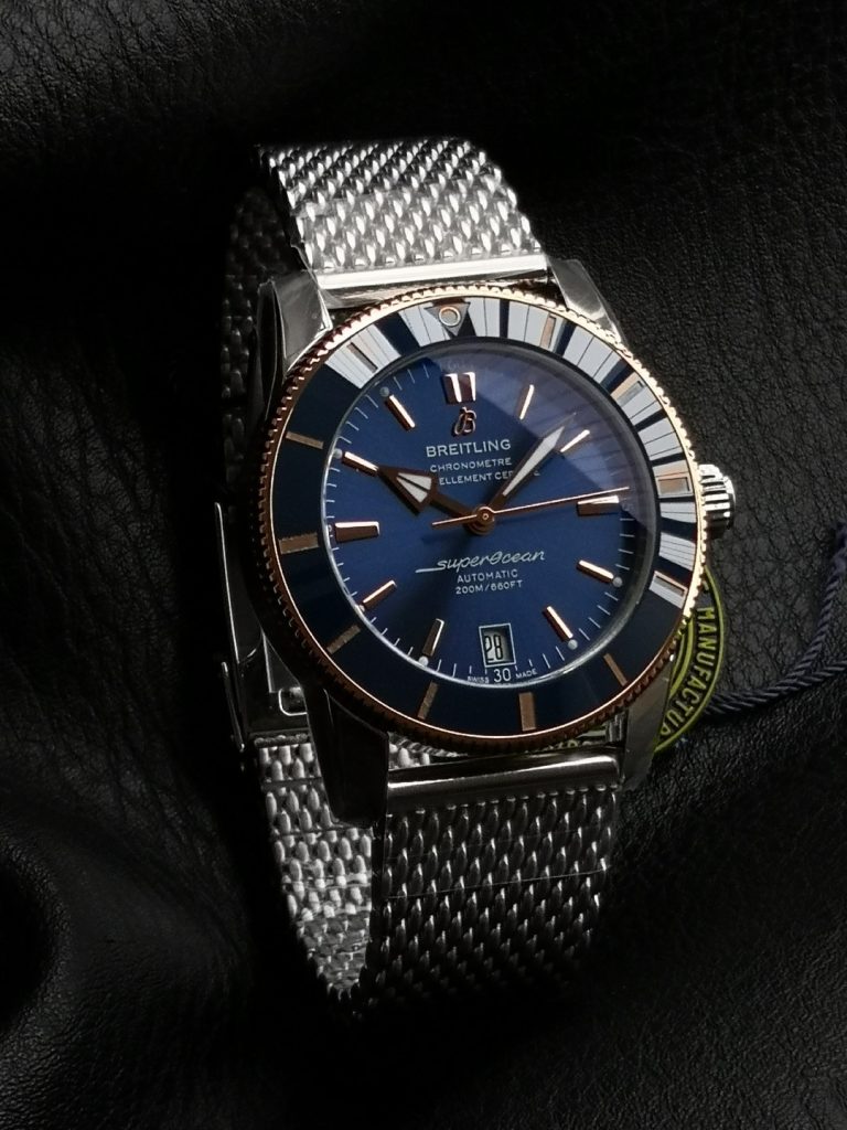 BREITLING ブライトリング スーパーオーシャン 腕時計 メンズ 自動巻き オートマチック ブルー - 画像 2