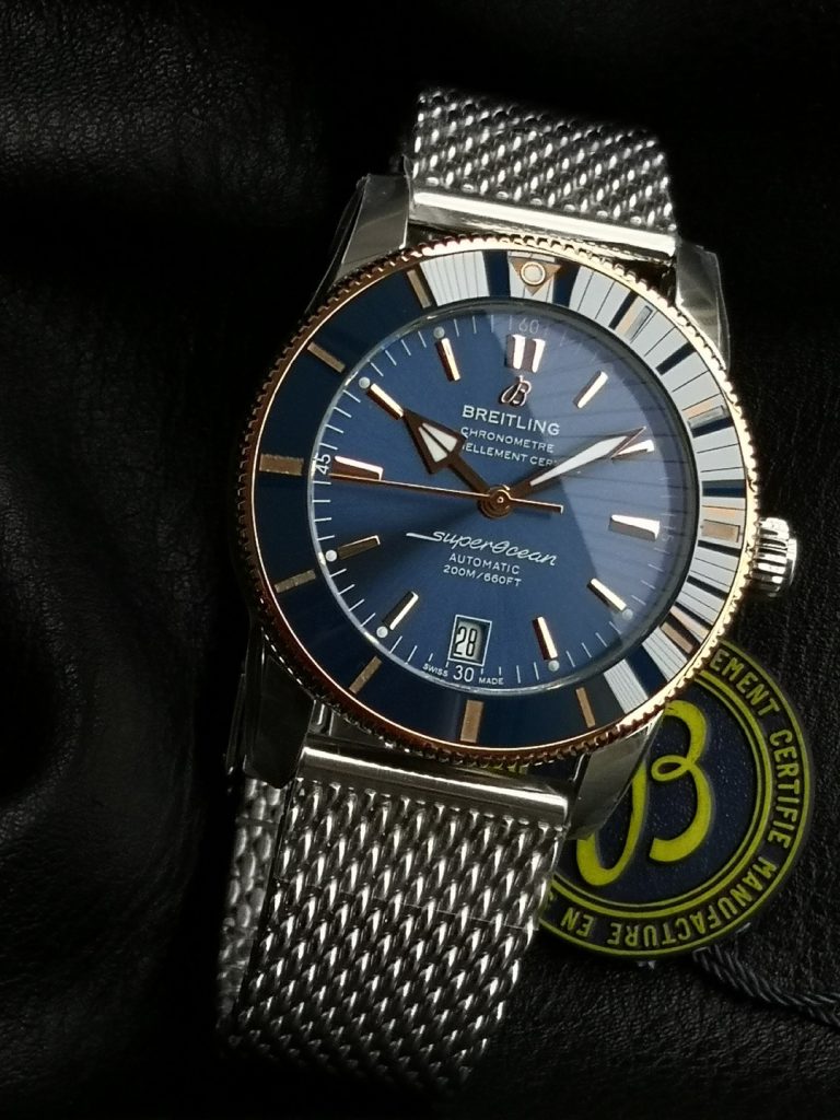 BREITLING ブライトリング スーパーオーシャン 腕時計 メンズ 自動巻き オートマチック ブルー - 画像 3