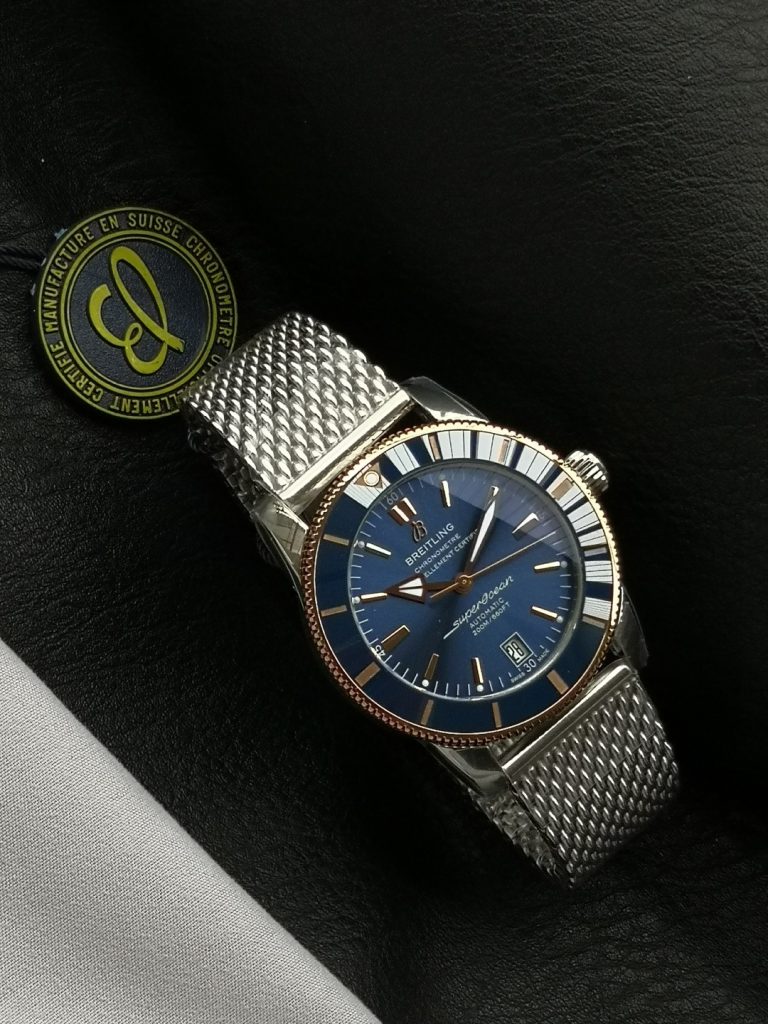 BREITLING ブライトリング スーパーオーシャン 腕時計 メンズ 自動巻き オートマチック ブルー - 画像 5