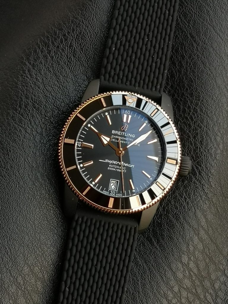 BREITLING ブライトリング スーパーオーシャン 腕時計 メンズ 自動巻き 機械式 42mm ブラック ブラック - 画像 2