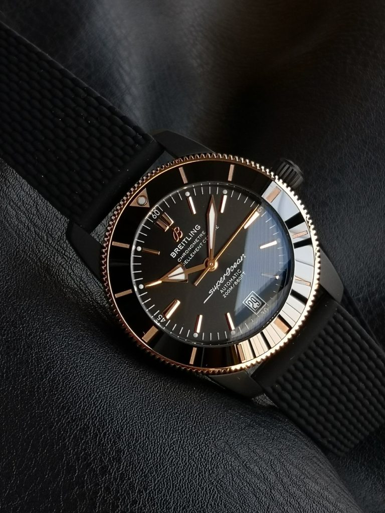 BREITLING ブライトリング スーパーオーシャン 腕時計 メンズ 自動巻き 機械式 42mm ブラック ブラック - 画像 4