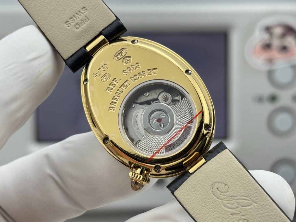 GR グレイル ブルゲー 腕時計 レディース オーバル型 シルク ブラック - 画像 8