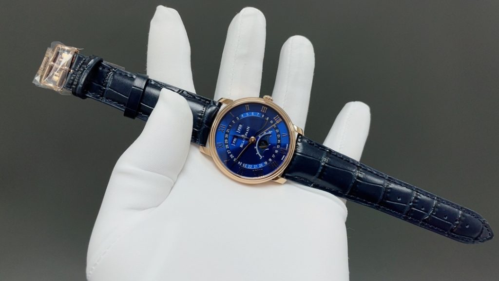 BLANCPAIN ブランパン 腕時計 メンズ 自動巻き 全歴月相 40mm ブルー - 画像 2