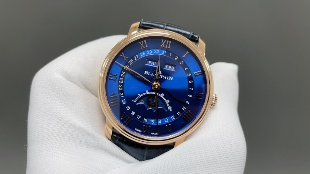 BLANCPAIN ブランパン 腕時計 メンズ 自動巻き 全歴月相 40mm ブルー - 画像 3