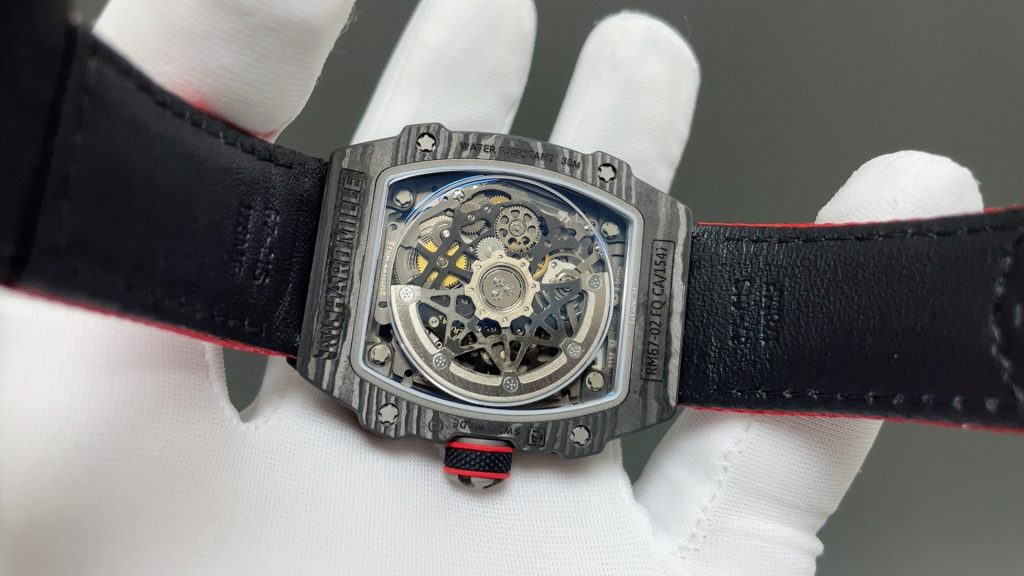 RICHARD MILLE リチャードミル RM67-02 腕時計 メンズ 自動巻き 機械式 38*47*7.8mm レッド - 画像 6