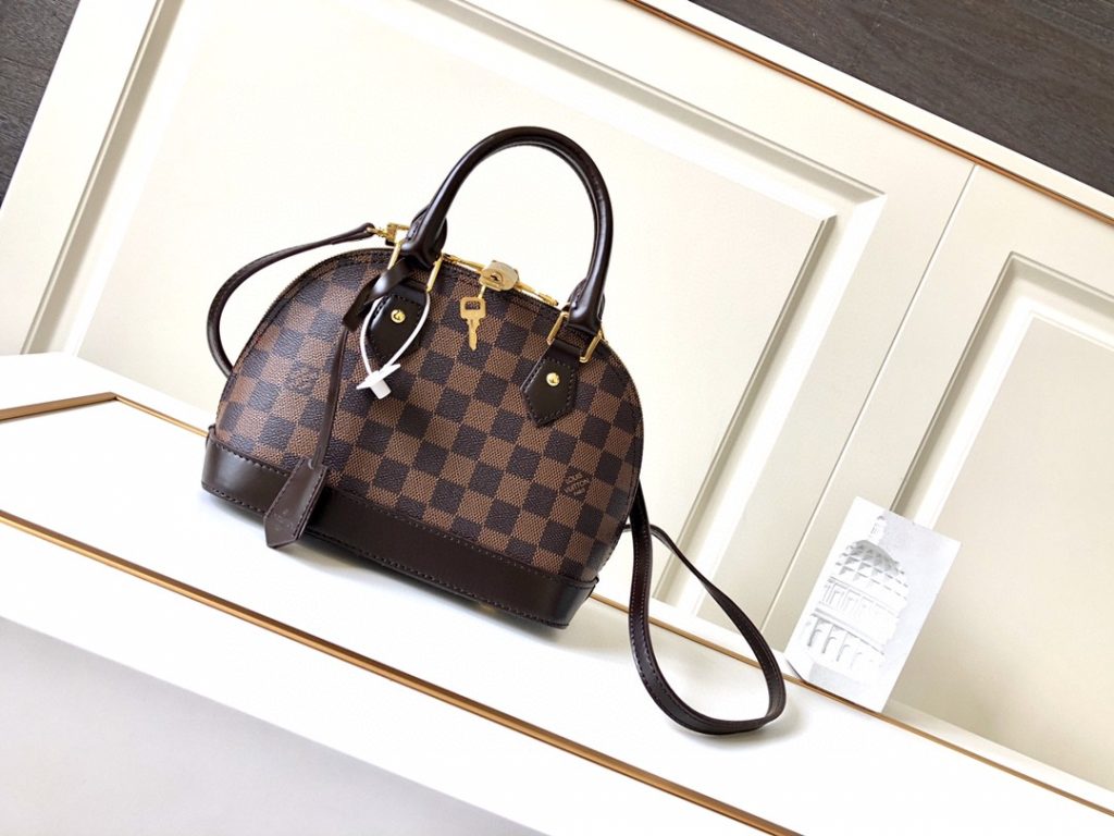 Louis Vuitton ルイヴィトン モノグラム ダミエ ショルダーバッグ アルマBB Alma bb 2way ハンドバッグ レディース - 画像 3