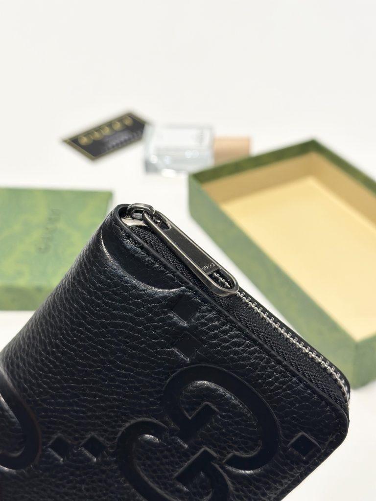 GUCCI グッチ 財布 ロングウォレット 一粒ファスナー ブラック - 画像 6