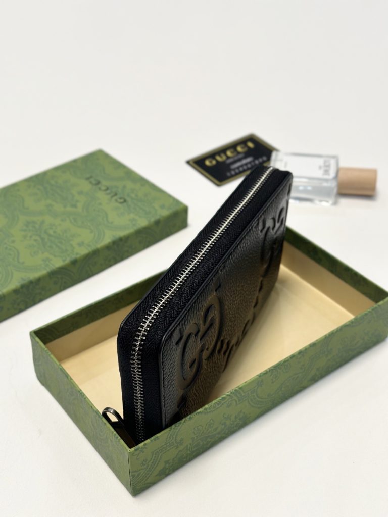GUCCI グッチ 財布 ロングウォレット 一粒ファスナー ブラック - 画像 7