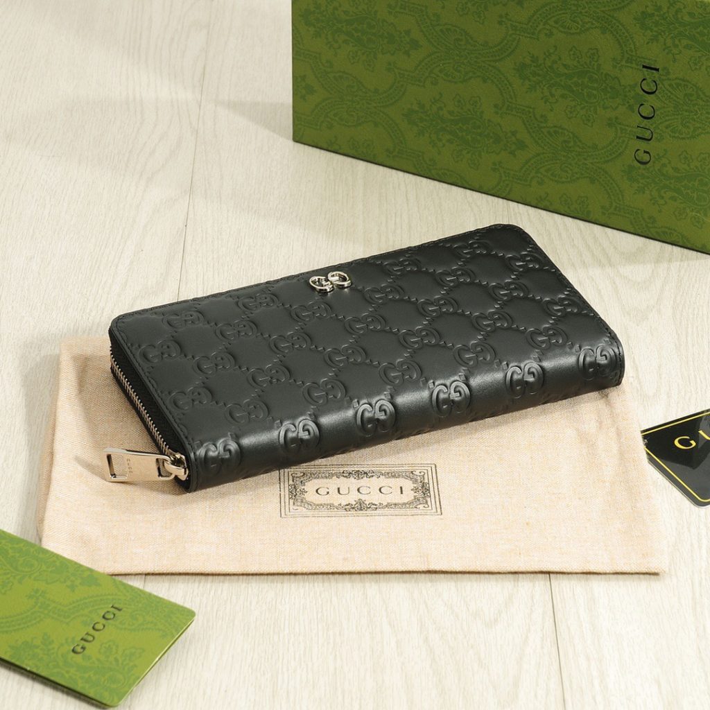 GUCCI グッチ 長財布 ロングジップウォレット ブラック - 画像 4