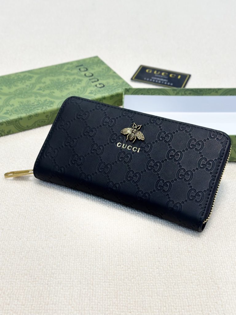 GUCCI グッチ 財布 メンズ 長財布 ザイザー ブラック - 画像 2