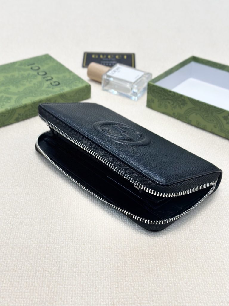 Gucci グッチ 財布 ロングウォレット 黒 本革仕様 長財布 グッチ メンズ レディース - 画像 8