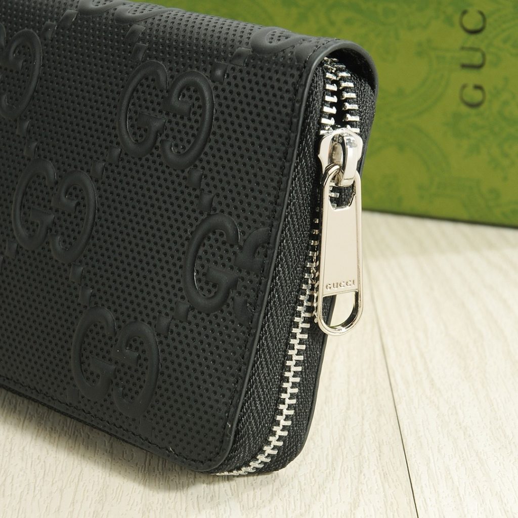 GUCCI グッチ 長財布 ロングウォレット 黒 本革仕様 20x10cm - 画像 6