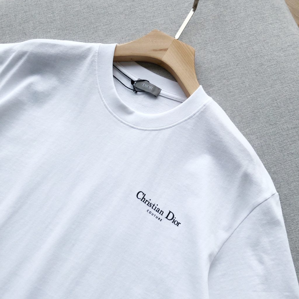 Dior コピー リングラ デザイン Tシャツ メンズ レディース 男女兼用 白 - 画像 3