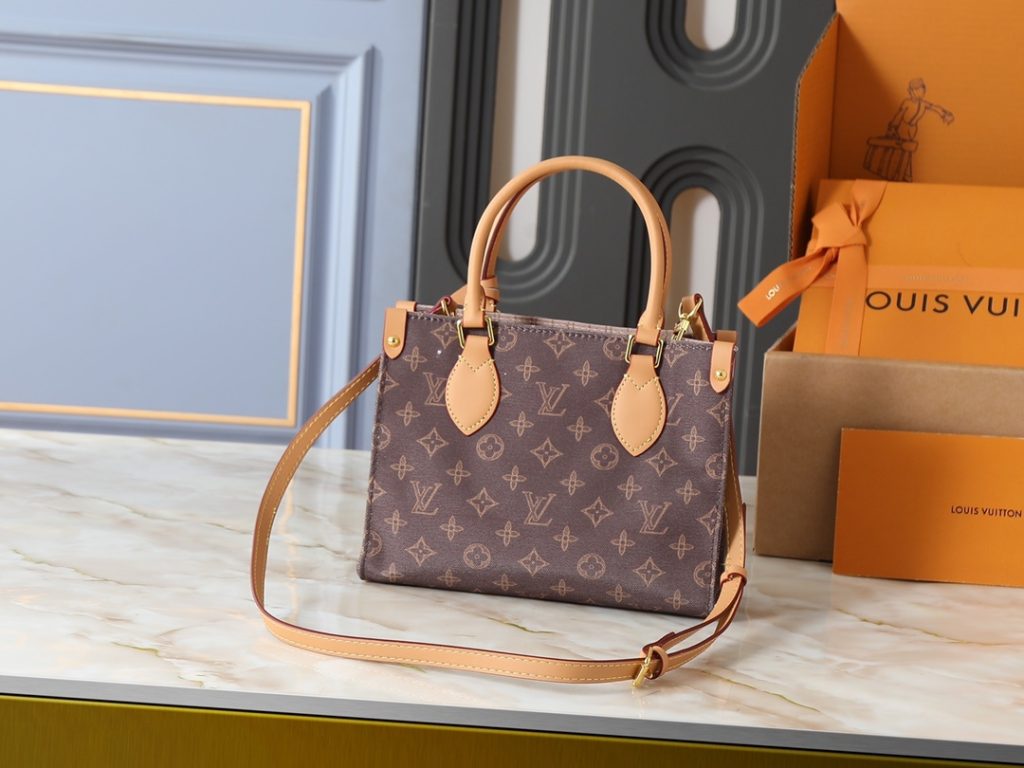 ルイヴィトン Louis Vuitton OnTheGo オンザゴー PM/MM ショルダーバッグ レディース モノグラム トートバッグ - 画像 7