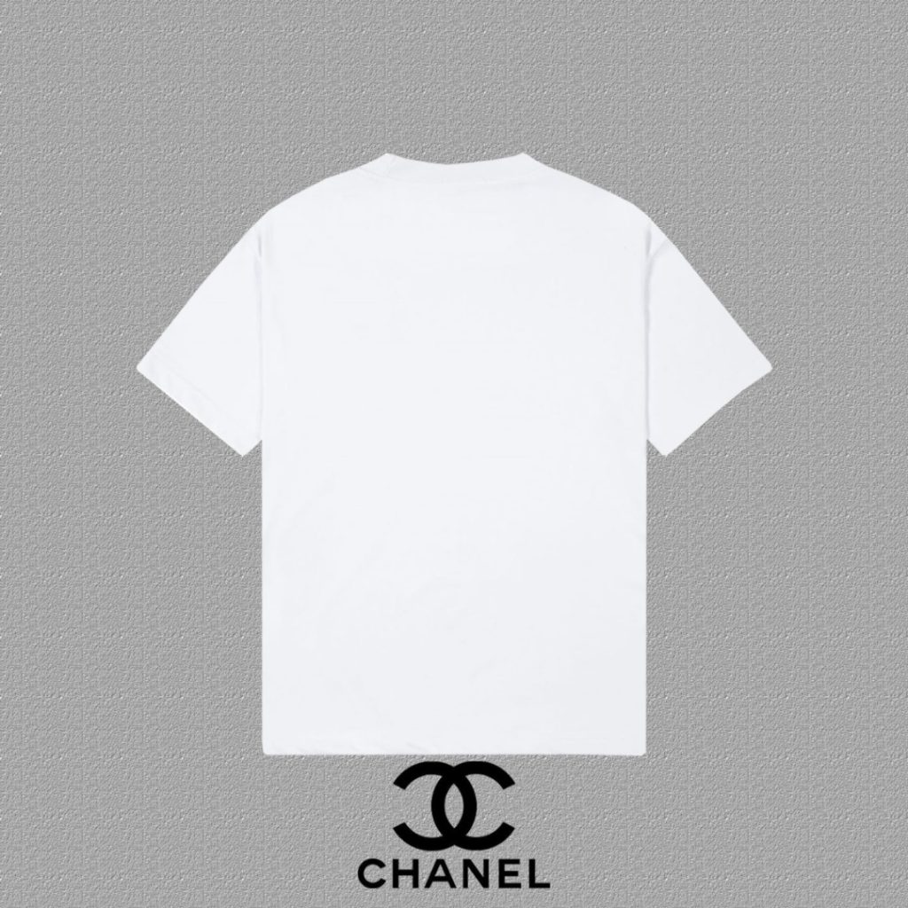 シャネル　CHANEL　ゆったり　半袖Ｔシャツ　夏　プリントシャツ　Tshirt　男女兼用　クルーネック　Tシャツ　3色 - 画像 5