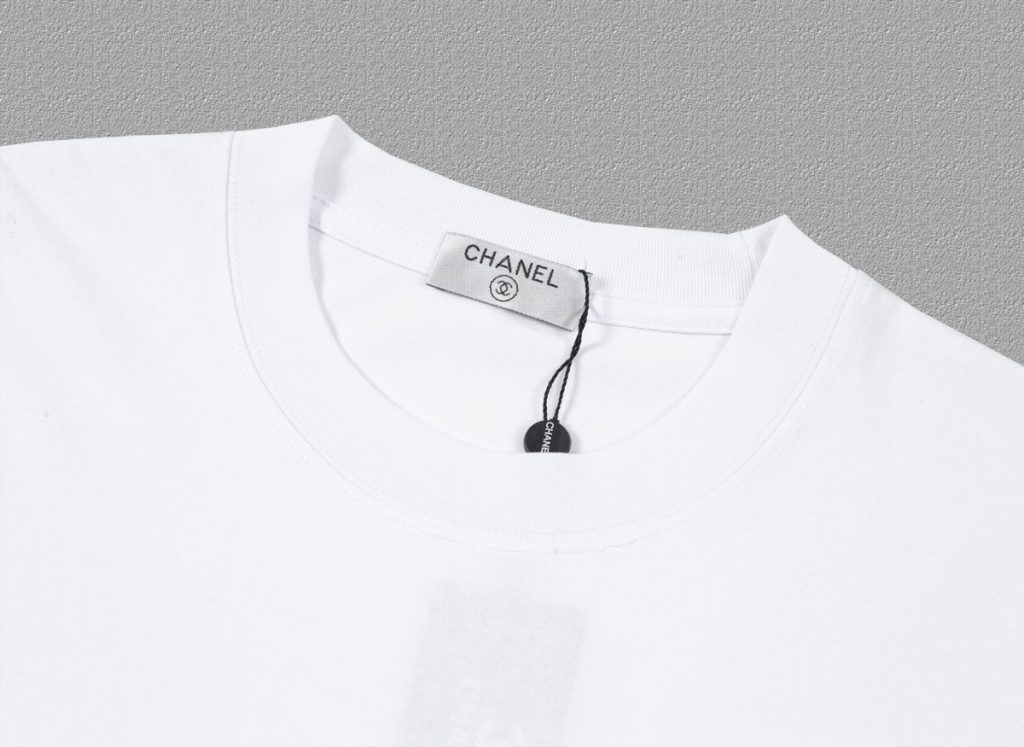 シャネル　CHANEL　ゆったり　半袖Ｔシャツ　夏　プリントシャツ　Tshirt　男女兼用　クルーネック　Tシャツ　3色 - 画像 6