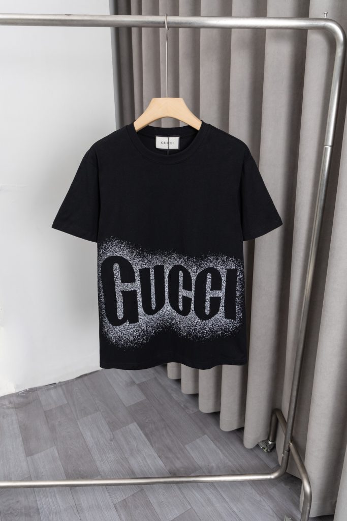 グッチ GUCCI Tshirt クルーネックTシャツ コットン100% シャツ 男女兼用 半袖Tシャツ カップル - 画像 3