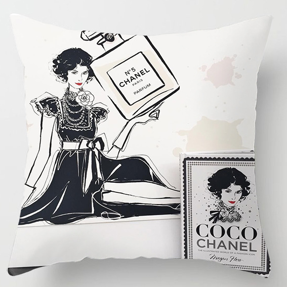 シャネル　CHANEL　クッションカバー　クッション　背当て/ベッド用/ソファー用/カー用品　装飾枕カバー　布団カバー　19色 - 画像 6