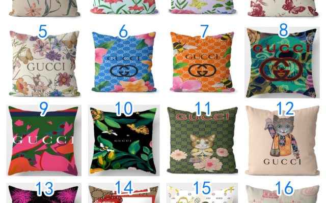 Gucci　グッチ　クッションカバー　クッション　中材あり　抱き枕/背当て　カバー　人気クッションカバー　16色 - 画像 1