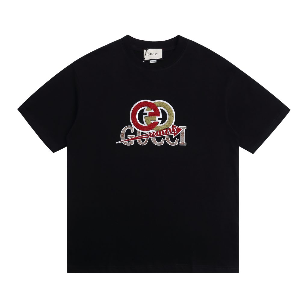グッチ GUCCI Tシャツ おしゃれ丸首シャツ シャツ 半袖Tシャツ カップルコーデ Tshirt 男女兼用 - 画像 3