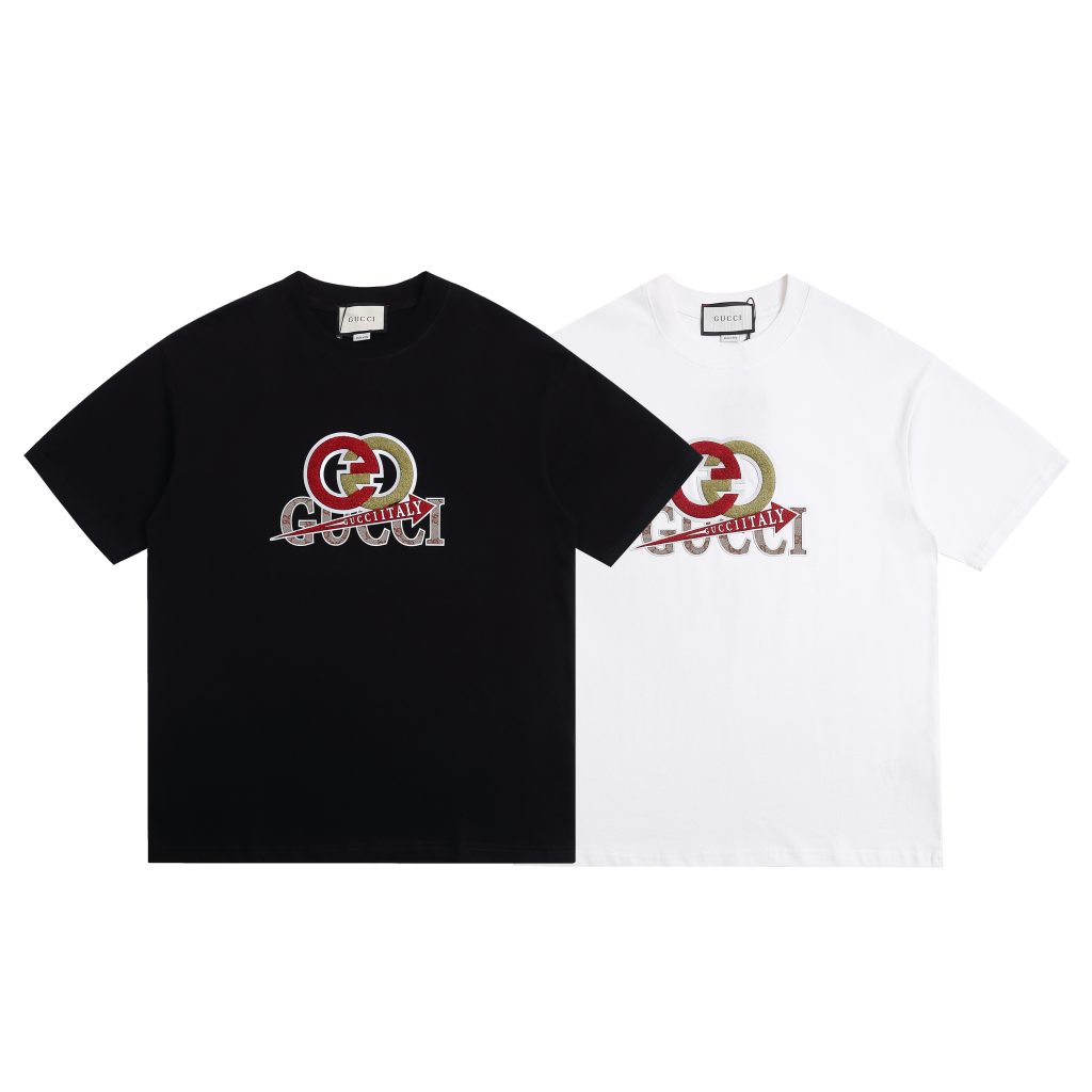 グッチ GUCCI Tシャツ おしゃれ丸首シャツ シャツ 半袖Tシャツ カップルコーデ Tshirt 男女兼用
