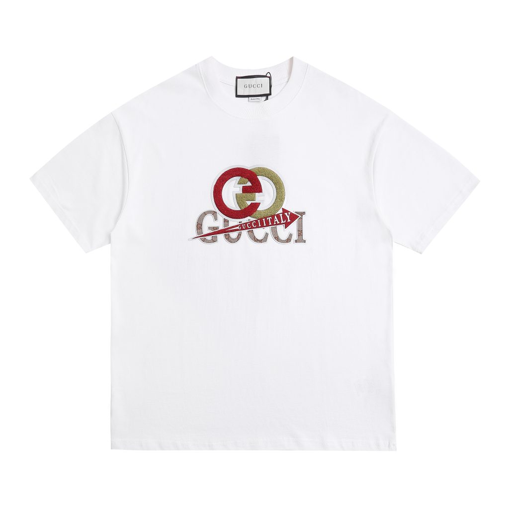 グッチ GUCCI Tシャツ おしゃれ丸首シャツ シャツ 半袖Tシャツ カップルコーデ Tshirt 男女兼用 - 画像 2