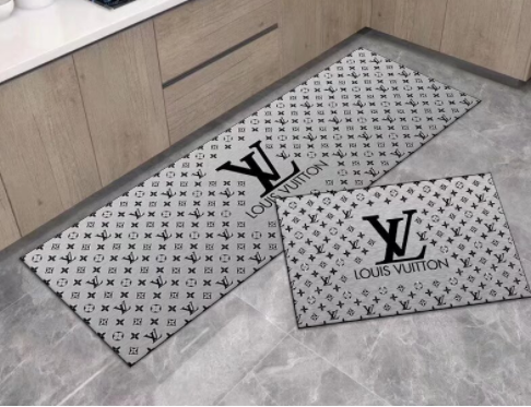 LOUIS VUITTON ルイヴィトン キッチンマット カーペット絨毯 人気トイレマット 玄関/ベッドルーム/浴室/フロアマット 2種サイズ モノグラム - 画像 2