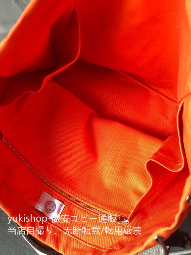 ハーフ手縫い　エルメス　Hermes　サックドパンサージュ グルーム　キャンバス　男女兼用　2WAYバッグ　マザーズバッグ　トートバッグ　ハンドバッグ　ストラップ付 　4色 - 画像 8