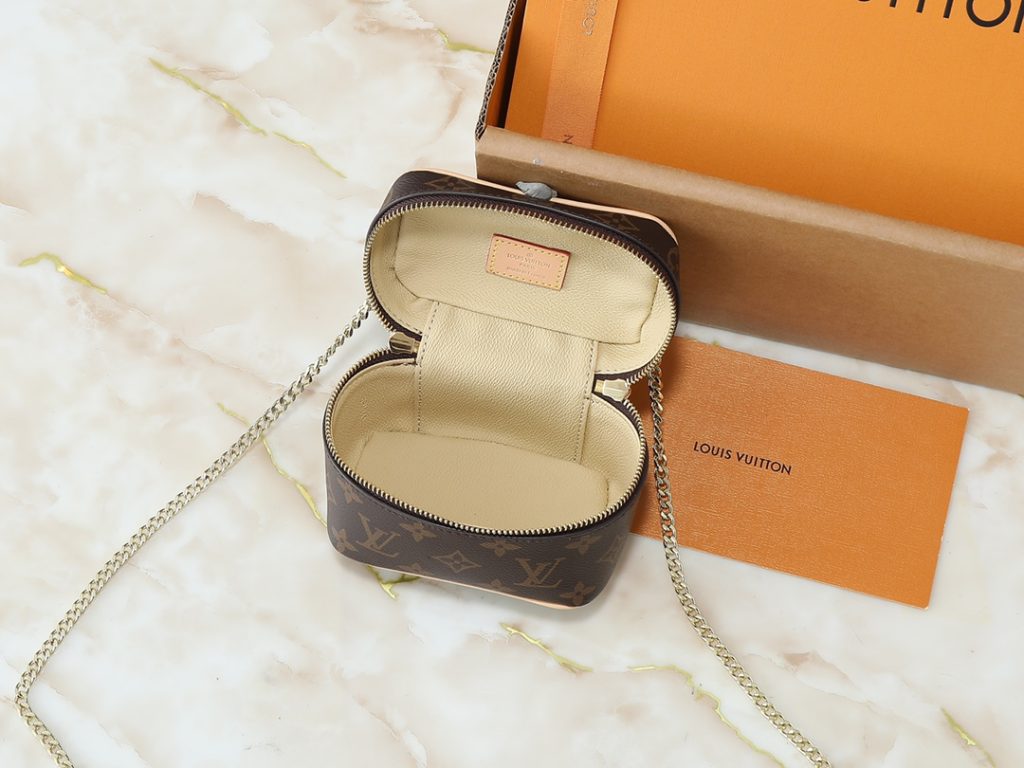 ルイヴィトン LOUIS VUITTON ニース ナノ Nice Nano ヴァニティバック 化粧ポーチ 小物入れ モノグラム レディース - 画像 5