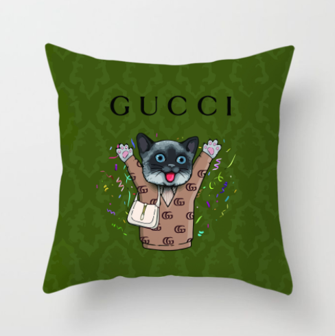 クッションカバー　クッションふわふわ　グッチ　Gucciクッションカバー　リネン/ベルベット　新居プレゼント　8種 - 画像 8