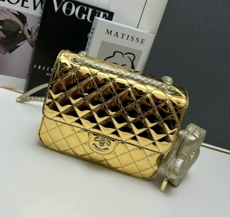 CHANEL　バックパック & コインパース　シャネル　ゴールド/シルバー/ブラック　リュックサック 星✩スター　レディースバッグ - 画像 5