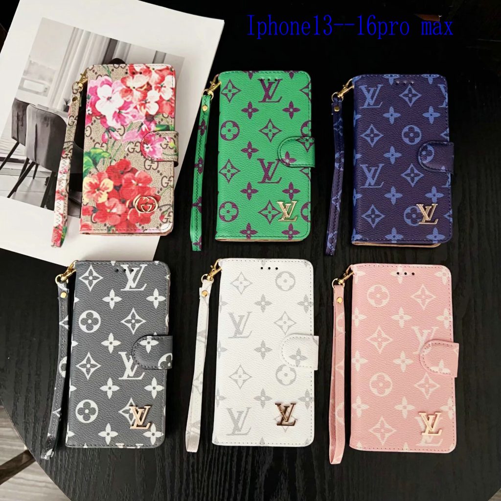 ルイヴィトン Louis Vuitton グッチ GUCCI 手帳型ケース スマホケース モノグラム 花柄 スマホカバー iPhoneケース 6種 - 画像 2