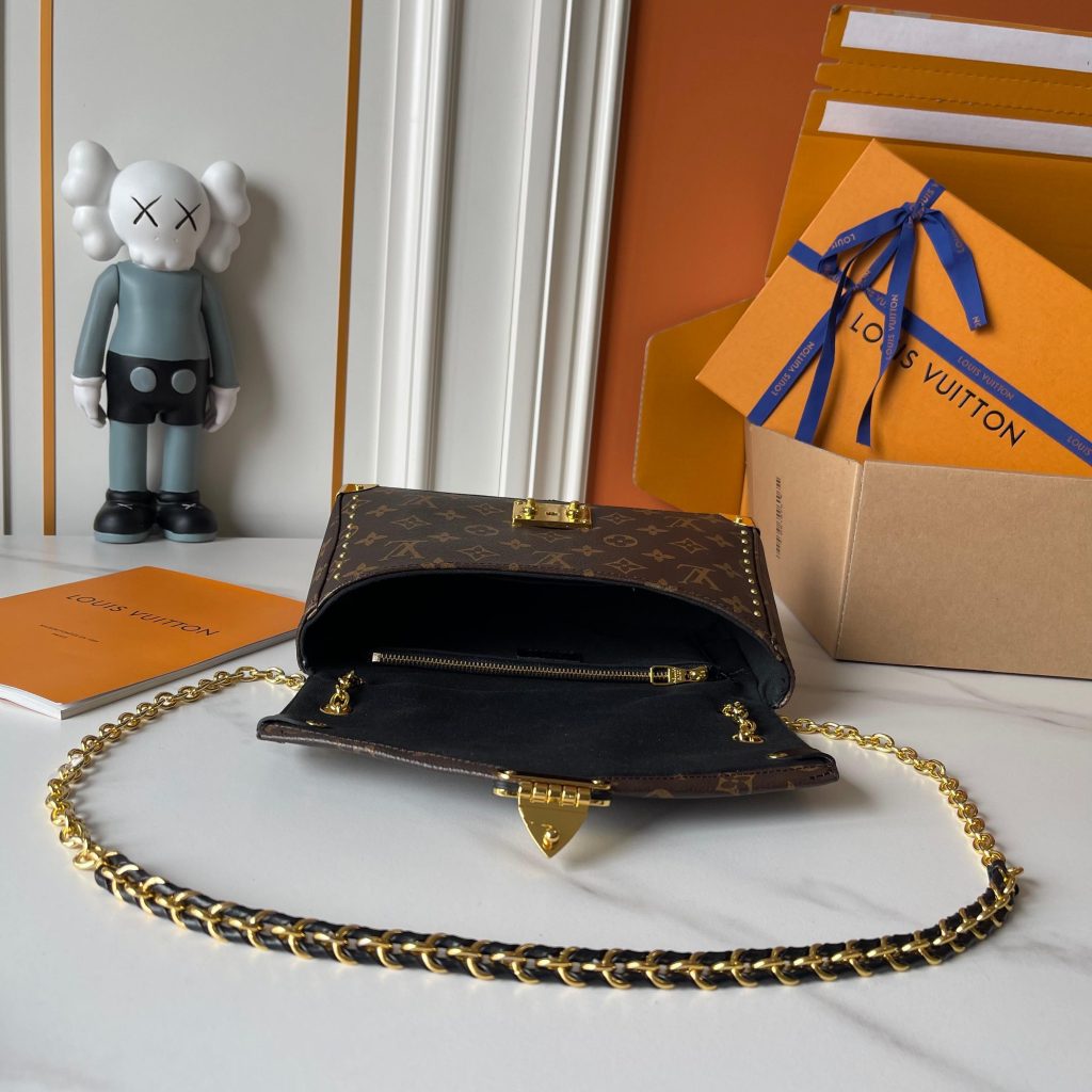 ルイヴィトンバッグ　LOUIS VUITTON　Trunkie　トランキー　ハンドバッグ　モノグラム　チェーンバッグ　レディースバッグ - 画像 7
