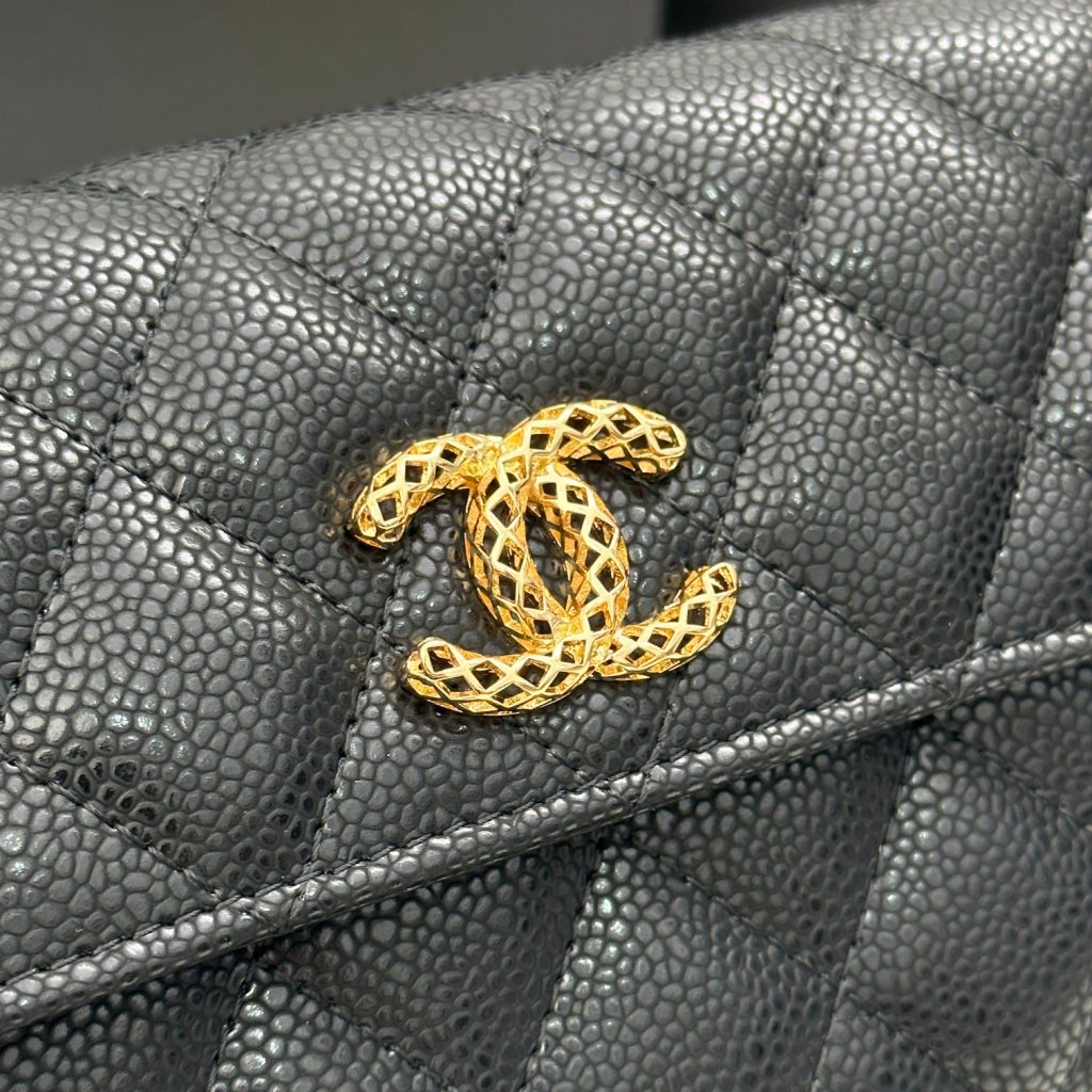 シャネル　CHANEL　大人気のロング ジップ ウォレット　キャビアスキン　長財布　CCマーク　4色在庫 - 画像 3