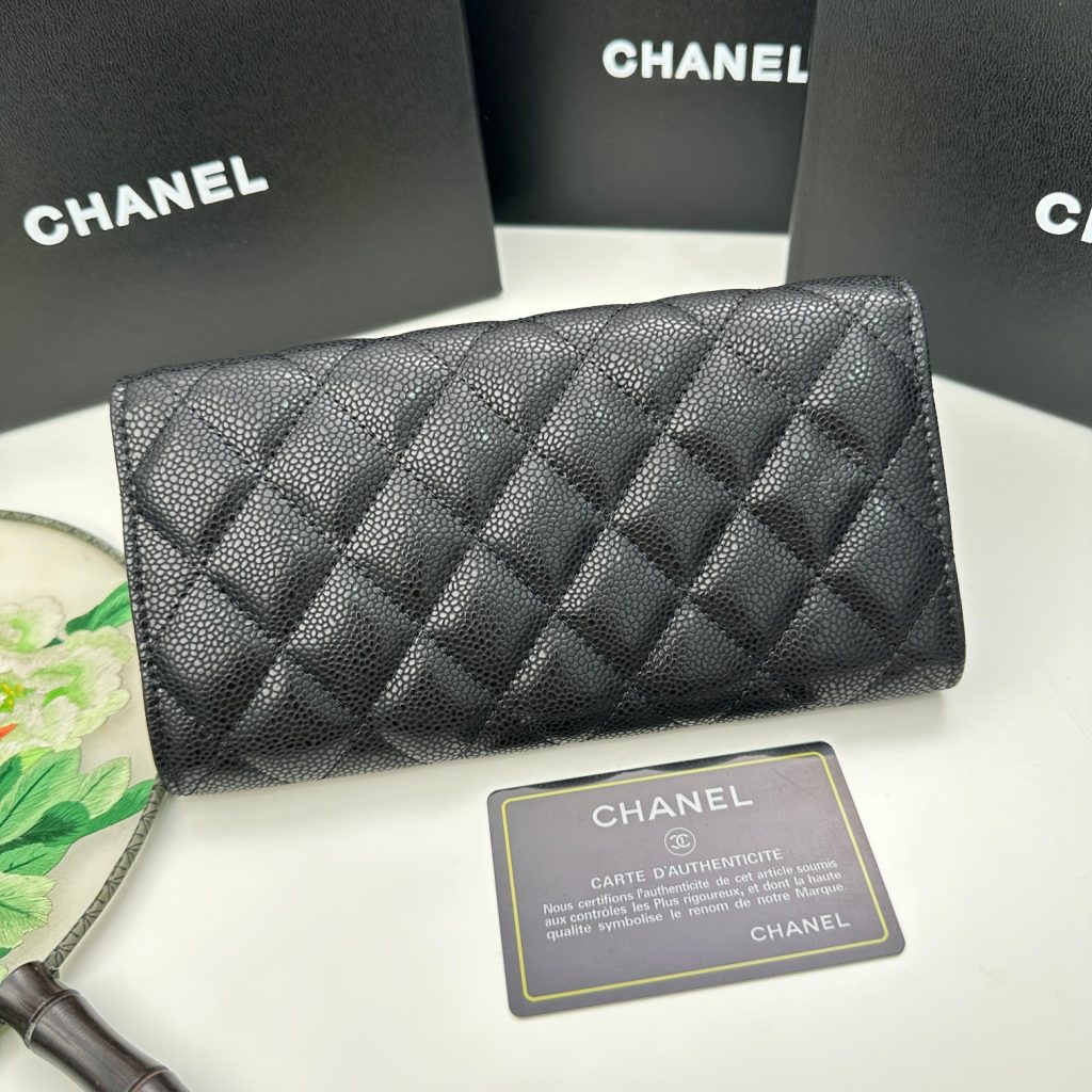シャネル　CHANEL　大人気のロング ジップ ウォレット　キャビアスキン　長財布　CCマーク　4色在庫 - 画像 5