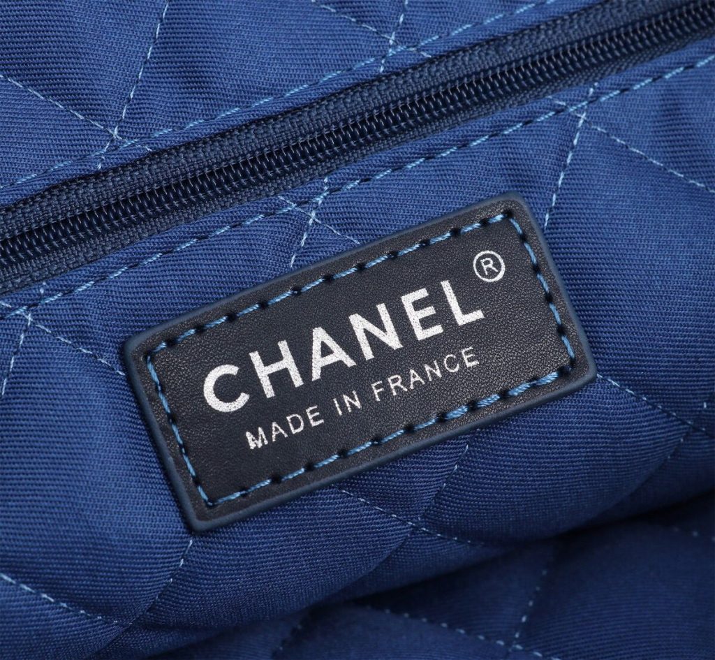 CHANEL新作　シャネル22バッグ　デニム　ロゴ　トートバッグ　ハンドバッグ　肩がけレディースバッグ　スモールサイズ - 画像 7