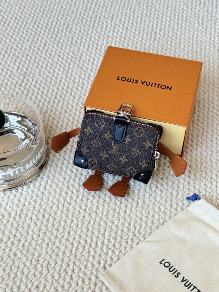 ルイヴィトン LOUIS VUITTON モノグラム LVポーチ ミスターソフト トランク メンズ レディース キーリング付ポーチ - 画像 2